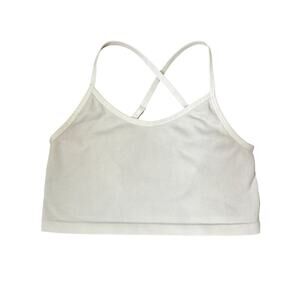 Aerie Offline White Ribbed Bra - Small